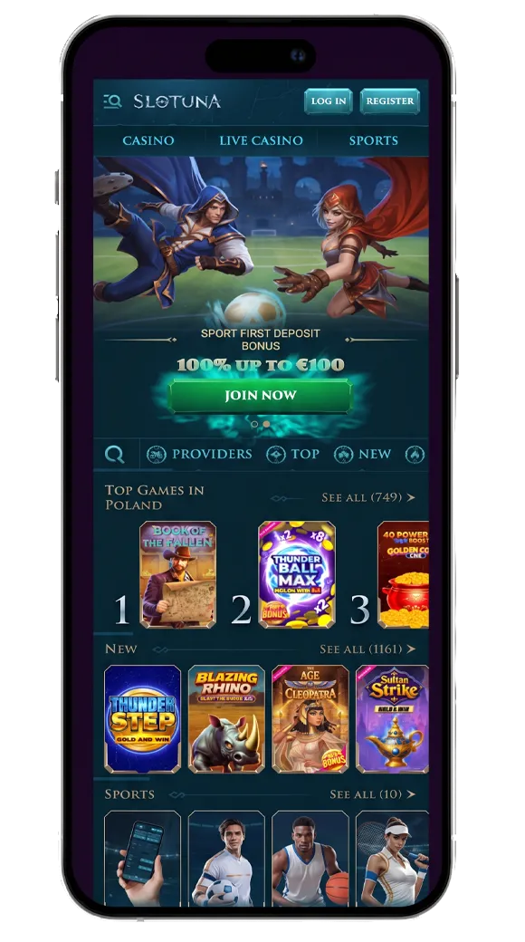 Slotuna application